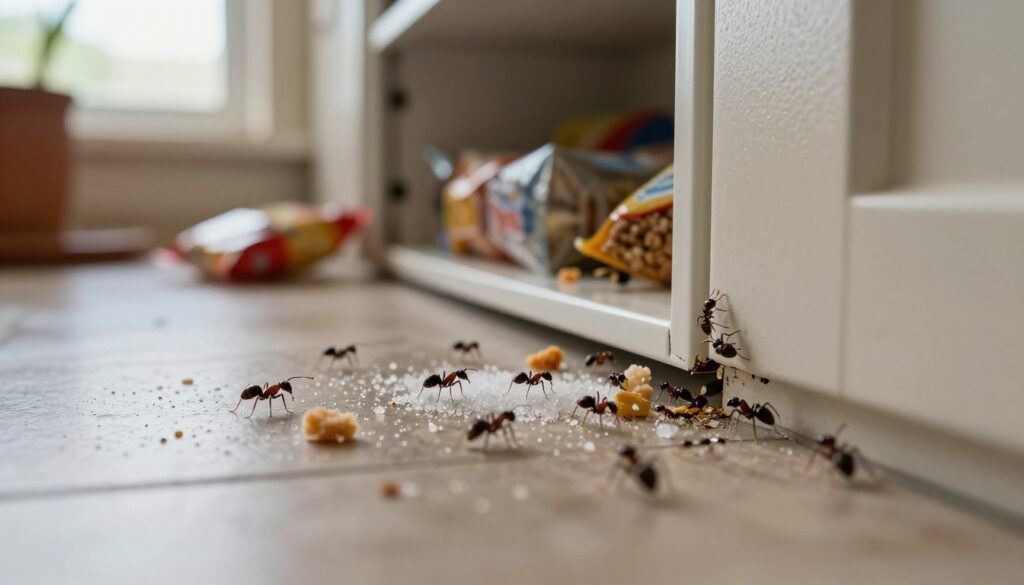 ant infestation signs